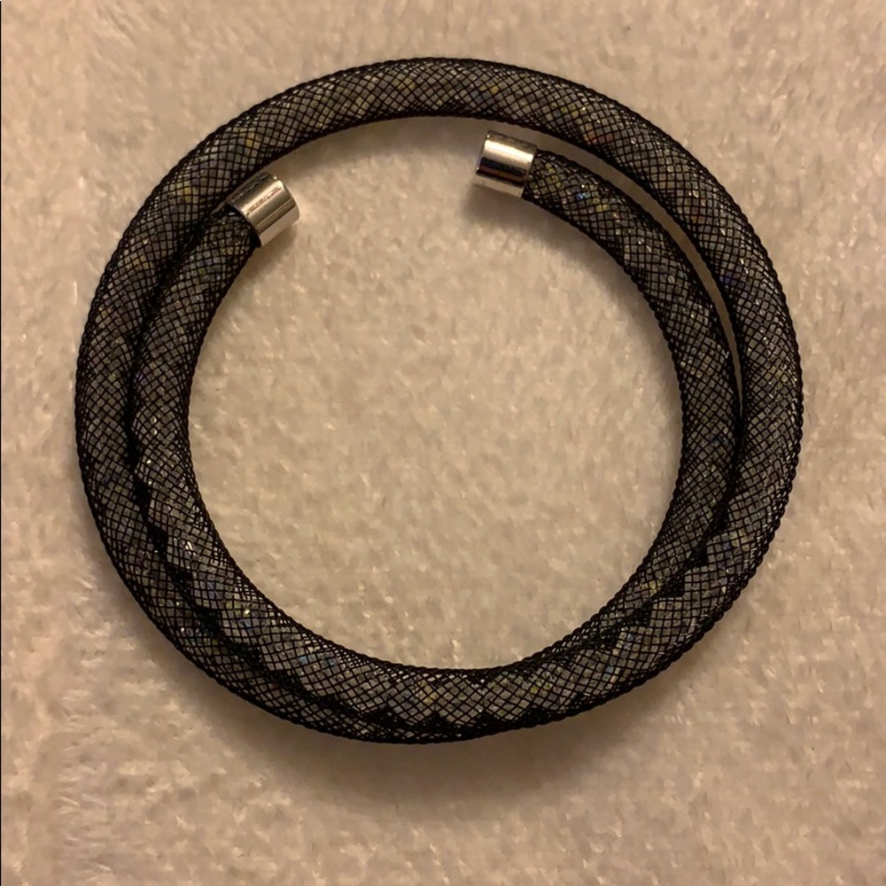 Touchstone Crystal Mesh Wrap Bracelet